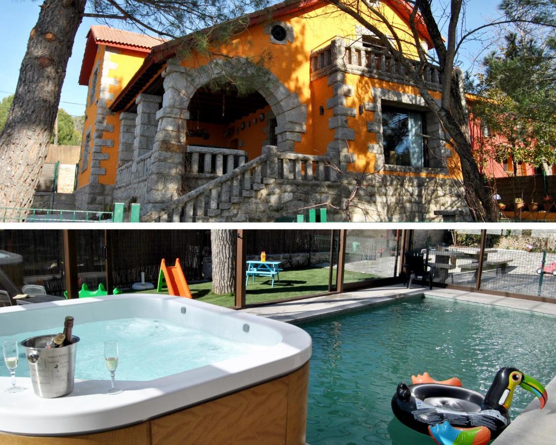 Casa Rural Mansion Adela Con Piscina Y Jacuzzi Collado Mediano Εξωτερικό φωτογραφία
